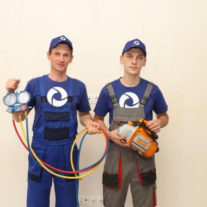 Вакуумирование системы при монтаже